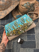Desert Skies hand painted unique vintage shape purse