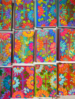 Colorful Hand Painted Bible