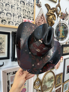 Alternative black cowgirl, hat, brand, American hat, makers size 57 cm