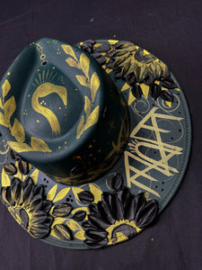 Sleep Token Inspired Gold and Emerald Green
