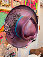 Heart shaped top and bottom painted color shifting hat
