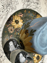 Geese and wild florals