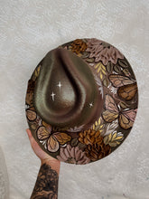 Green and taupe butterflies with blush pink