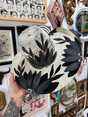 Black and gray cowgirl straw hats american hat makers