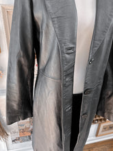 100% genuine leather goth jacket size L