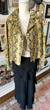 Y2K Yellow Snake Jacket size M