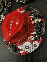 Red and black sleep token inspired hat (made to order)