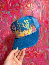 Blue and Pink Trucker Hat