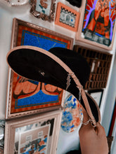 OUTCAST ANTHEM: Black and tan piercing cowgirl hat