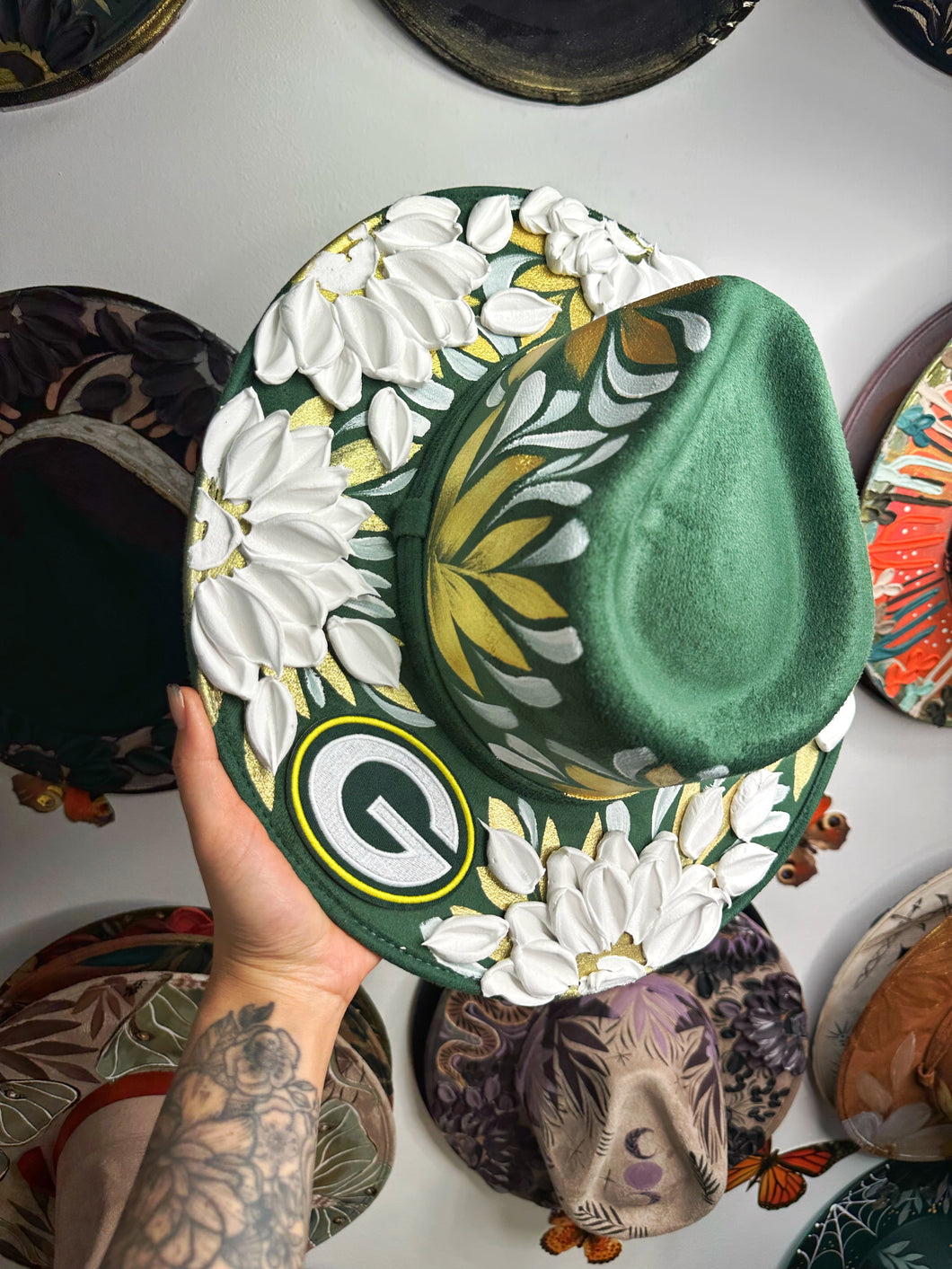 Green Bay Packers inspired hat