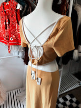 NWT: Anthropologie Yellow with cream set size M
