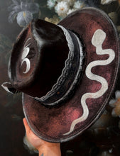 Witch Outlaw color shift hat snake with tarot cards