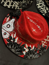 Red and black sleep token inspired hat (made to order)