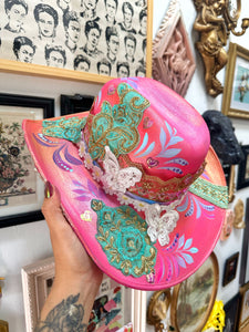 Eccentric Cowgirl hat Top and Bottom