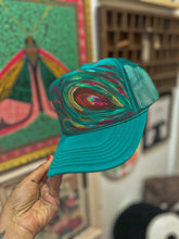 Abstract peacock feather