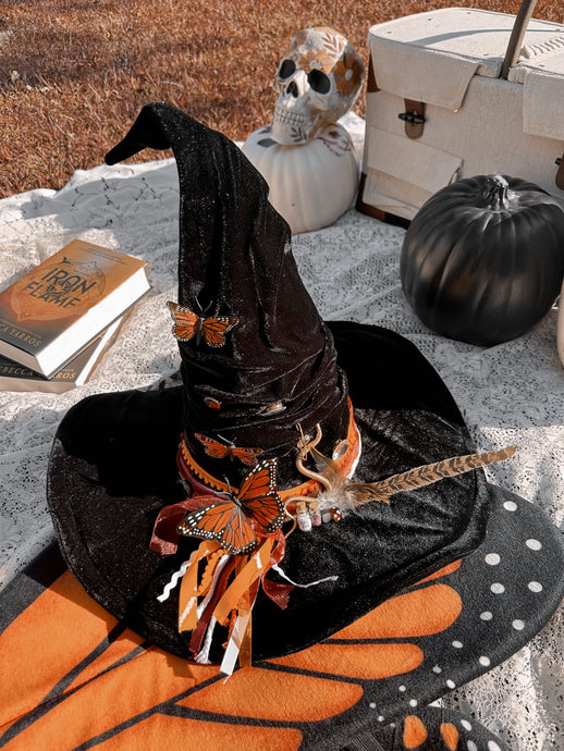 Autumn Witch Hat- free crystal