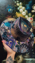 Witchy moon and crystal hat