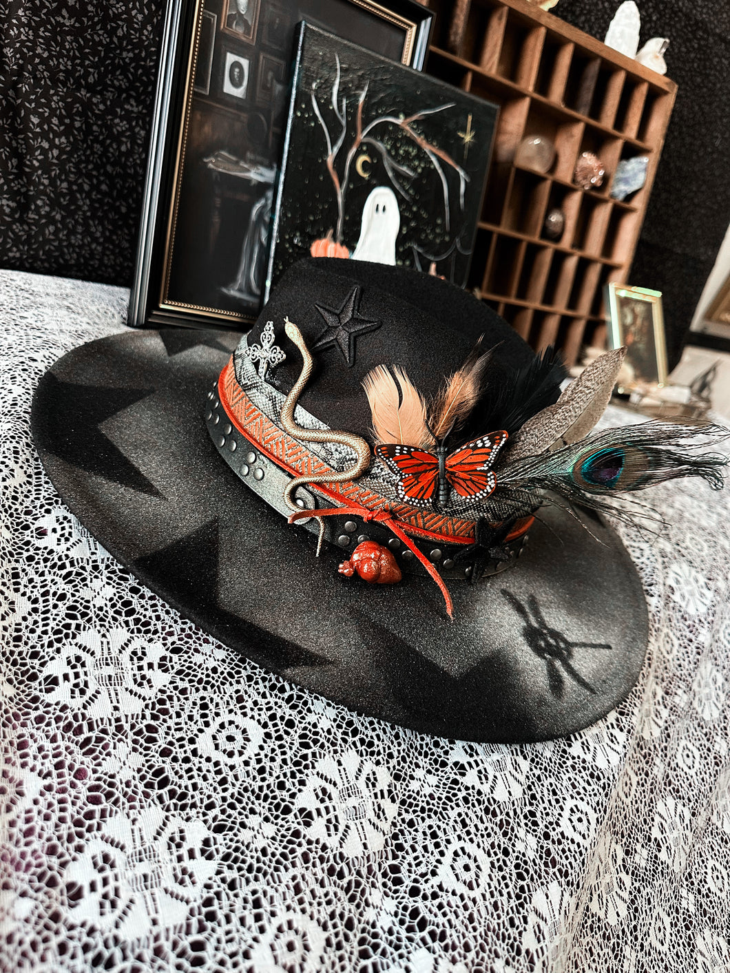 Whimsigoth Outlaw Witch Hat