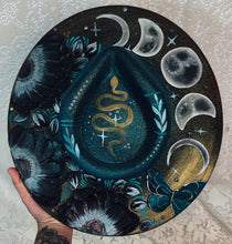 Moons, snake and butterflies