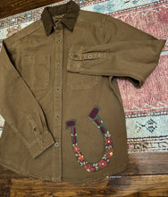 Horseshoe boho country canvas jacket