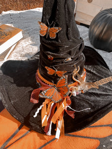 Autumn Witch Hat- free crystal