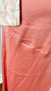 Cottagecore vintage jacket, satin dress size 4