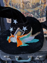 Black in the Stars witch hat (plus free witch hat)