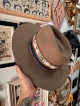 100% wool stiff brim tattooed hat