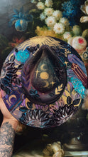 Witchy moon and crystal hat