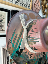 Metallic Pink with Gray (top and bottom painted