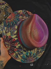 Jewel toned ombre extra shimmer hat