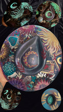 Glow in the dark witchy shimmer hat