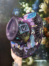 Purple shimmer color shifting hat