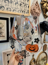 Clear life size spooky cowgirl hat
