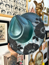 Metallic blue with silver and black size large