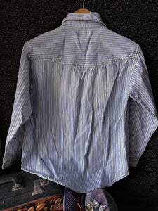 Wrangler X Billabong pearl snap fits like M/L