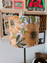 Made to order: Handpainted sunflower one of a kind lamp shade (all around 360 original painting)