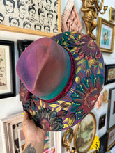 Jewel toned ombre extra shimmer hat