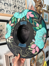 Top and bottom hummingbird painted hat