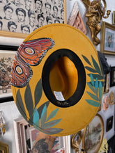 Top and Bottom mustard butterfly hat