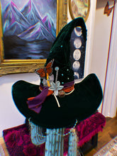“Turquoise and emerald” witch hat