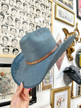 Denim Blue Cowgirl Hat