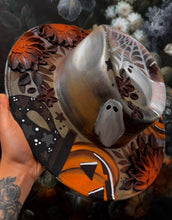 Classic orange retro Halloween hat