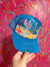 Blue and Pink Trucker Hat