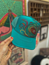 Abstract peacock feather