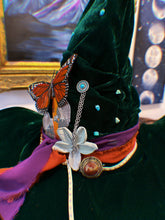 “Turquoise and emerald” witch hat