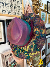 Jewel toned ombre extra shimmer hat