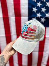 All denim Americana cap