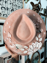 Blush Pink shimmer floral