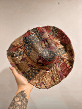 limited edition Rare: 1 of 1 Boho Rust and Gold Embellished Cowgirl Hat (top and bottom)